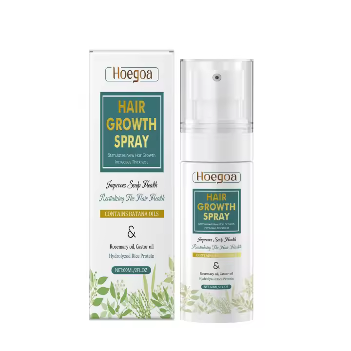 Spray para el crecimiento del cabello, 2 FLOZ: fórmula Natural con Batana, aceite de romero, estimula los folículos capilares y promueve el engrosamiento del cabello - 1