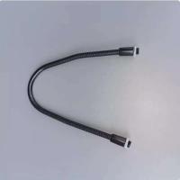 Camal M6 2 uds tubo negro electroforético rosca macho cuello de cisne suave conducto Flexible Metal serpentina iluminación DIY - details 2