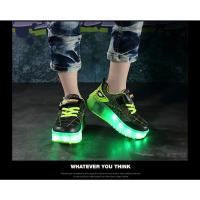 Zapatillas De Deporte Para Niño, Zapatos Luminosos Con Carga Usb De Malla De Dibujos Animados De Araña, Patines Deportivos Para Exteriores, Zapatos De Skate Para Niños Y Niñas, Zapatos Informales - details 10