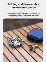Mochila plegable portátil a gas a prueba de viento, estufa electrónica, cocina al aire libre, picnic, senderismo, montañismo, camping - details 3