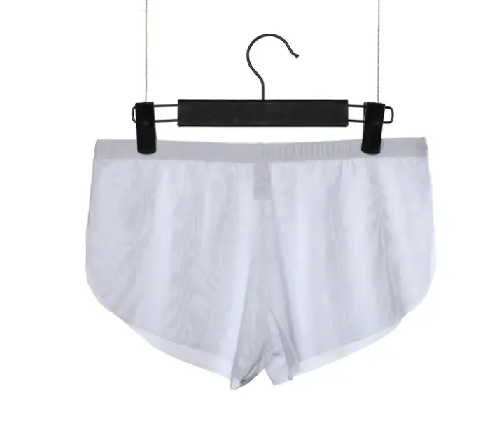 Calzoncillos tipo bóxer de malla para hombre, bóxers transparentes de verano para hombre, bragas sexis, calzoncillos sin costuras Gay - 1
