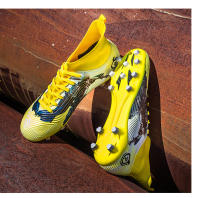 Zapatos de Fútbol de Alta parte Superior de la Juventud AG Spikes Estudiante Zapatillas de Deporte al Aire Libre - details 35