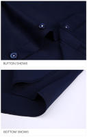 Caumanl-camisa de negocios para hombre, camisa de manga corta con botones, cuello vuelto, informal, ropa de verano, talla europea - details 11