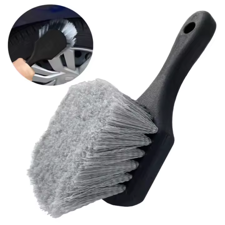Kit de Limpieza de Neumáticos de Coche Universal Cepillo de Detalles de Rueda Toalla de Lavado - 1