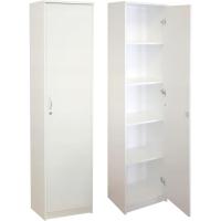 Armario Universal para Oficina y Hogar 1 Puerta, 5 Compartimentos Tamaño 180 x 44,5 x 35cm Blanco - details 0