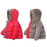 Abrigo de Vellón para Niños con Capucha Cálido Abrigo de Invierno para Niños y Niñas - details 4