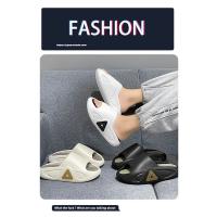 Zapatillas de Lienzo Suaves EVA para Hogar Zapatos Ligeros para Playa en Verano con Suela Gruesa - details 0