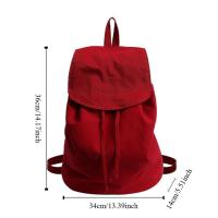 Mochilas coreanas simples de nailon, bolsos de hombro de nailon de gran capacidad de Color sólido, mochila escolar ligera para estudiantes, hombres y mujeres - details 0