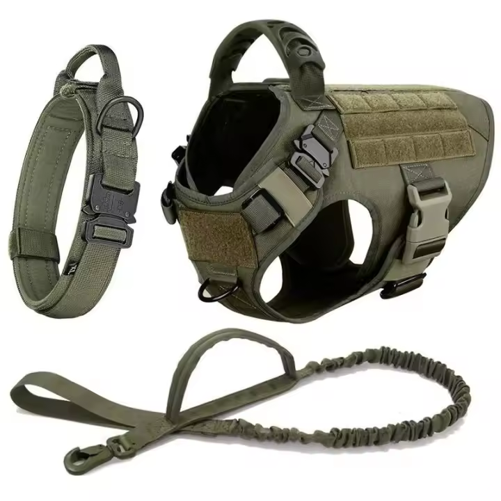 Correa táctica para perros Collar de Correa para entrenamiento de Malinois y Shepherd Alemán - 1