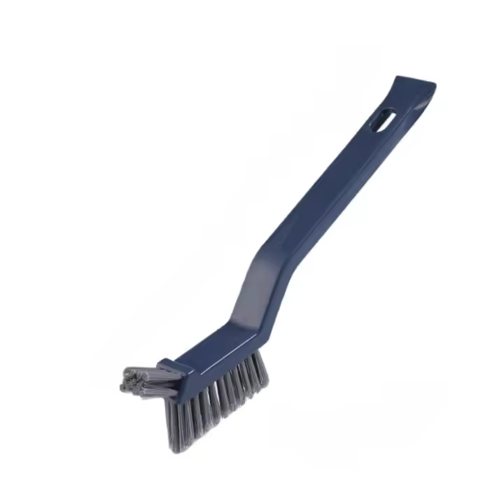 Cepillo multiusos para limpieza de huecos de suelo de azulejos de baño, cepillo de limpieza manual con ranura para ventana, herramienta de cocina para esquina de pared del hogar. - 1
