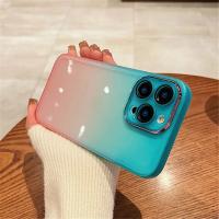 Funda de teléfono transparente de arcoíris degradado de lujo para iPhone 16 Pro Max 15 14 13 12 11 X XR XS Plus cubierta protectora de cámara a prueba de golpes - details 5
