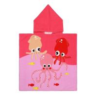 Toallas para niñas pequeñas, capa con capucha, bata de baño de playa, albornoz de microfibra suave para niños, Poncho de piscina, toalla de viñetas de animales - details 22