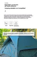 Tienda de campaña 3 personas Automático Deportes al aire libre portatil viajar Protección solar Camping - details 11