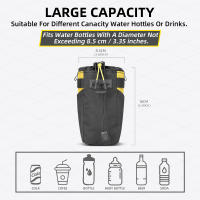 Rhinowalk-portabotellas de agua para bicicleta, bolsa de bolsillo con aislamiento para manillar de bicicleta, bolsa de herramientas para viajes de turismo, compatible con bicicleta de montaña y carretera - details 1