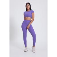 Pantalones de yoga sin costuras de diseño personalizado, cintura alta, control abdominal, leggings para correr y hacer ejercicio, pantalones de entrenamiento multicolor - details 7