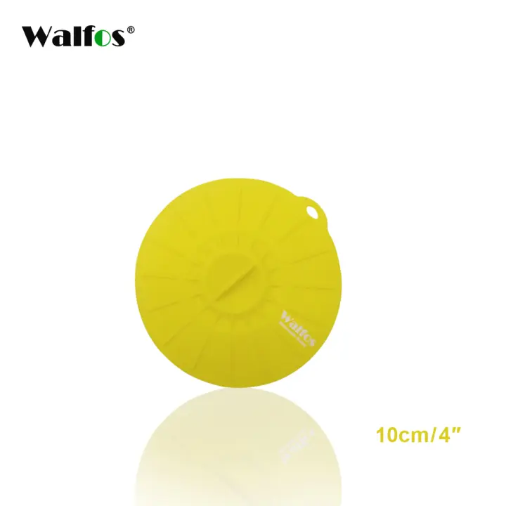 Walfos Tapa de mantenimiento fresco de silicona de grado alimenticio Tapa de olla resistente al calor Tapas universales para contenedores de cocina - 1