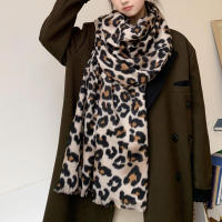 Bufandas de invierno con estampado de leopardo para mujer, bufandas súper suaves, envolturas, regalos para damas y niñas - details 3