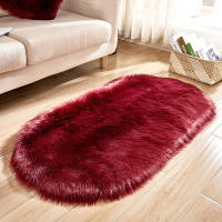 Decoración creativa para el hogar: cojín de alfombra similar a la lana para sofá de sala de estar, almohadilla antifrío para pies para dormitorio, almohadilla antideslizante para baño, duradera y resistente a las manchas en estilo europeo - details 7