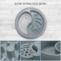 Comedero lento para perros, antiriego cuenco, alimentador lento, prevención de hinchazón interactiva, diseño saludable, cuenco para mascotas, B - details 4