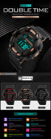 SKMEI-reloj deportivo multifunción para hombre, cronógrafo Digital con pantalla LED, resistente al agua, 5Bar, 1243 - details 0