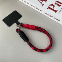 Coloful-señuelo de cuerda giratoria para colgar, decoración para teléfono, colgante antipérdida, pulsera fuerte a la moda, correas cortas - details 4
