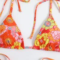 Bikini Tanga Ultra Delgado de Estampado de Leopardo Estilo de Playa de Primavera/Verano con Ajuste Delgado Material de Poliéster - details 18