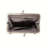 Bolso Cruzado Retro Chic para Mujer Cuero Sintético de Alta Calidad, Correa Desmontable, Color Sólido, Lining de Poliéster, Estilo Motocicleta - details 3