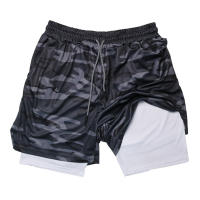 Pantalones Cortos Deportivos para Hombres Multiple Bolsillos para Fitness, Playa, Estilo Diario - details 19
