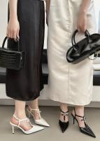 Sandalias Planas de Moda para Mujer Tacones Altos de Charol Puntiagudos - details 15