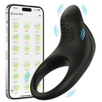 Anillo de Retardo de Ejaculación Controlado por APP Juguete Sensorial para Adultos 18+ - details 12