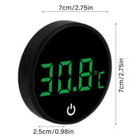 Aquarium Electronic Thermometer with 0-60 Degrees Temperature Range Design for Bedroom Living Room Desktop - details 3