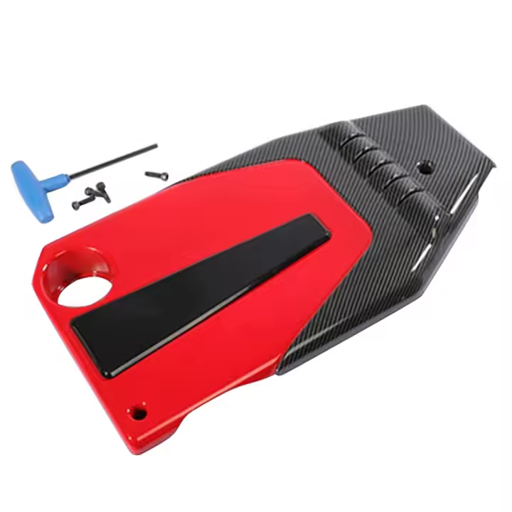 Cubierta de motor de coche, capó, estilo de fibra de carbono ABS, apto para Honda Civic Accord 10. ° 2016-2018 - 1