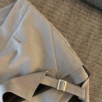 Falda corta de verano para mujer estilo irregular con lazo pantalones de mezclilla de moda - details 17