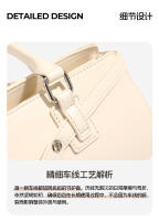 Bolso de lujo ligero francés para las axilas, nuevo bolso baguette para mujer, bolso de hombro tipo almohada portátil de alta gama. - details 7