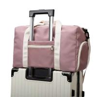 Bolsas de lona de viaje impermeables con separación de bolsillo seco y húmedo de gran capacidad personalizadas con compartimento para zapatos - details 19