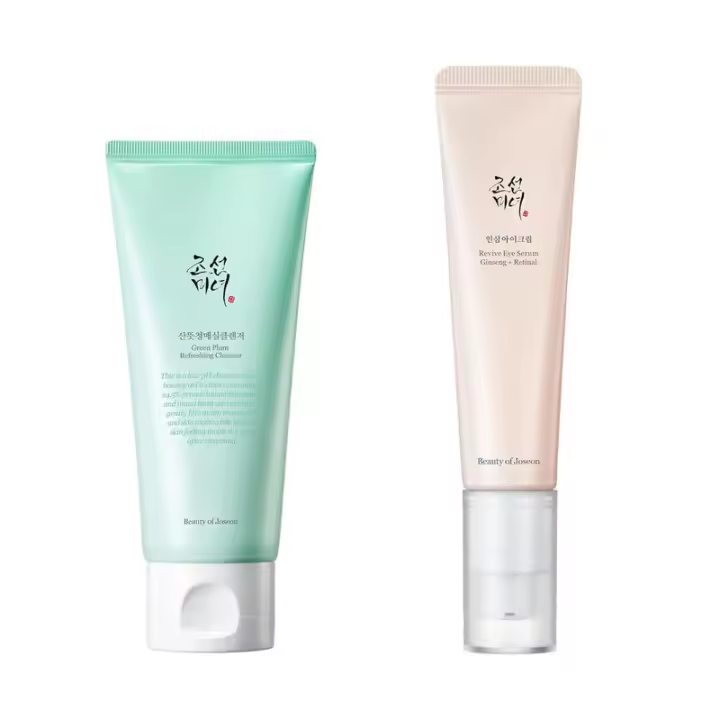 Beauty of Joseon Green Plum Gel limpiador refrescante con suero revitalizante para ojos niacinamida retinal - 1
