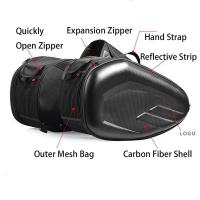 Lo más nuevo, impermeable, para motocicleta, carreras, casco de motocicleta, bolsas de viaje, maletas, alforjas + un par de impermeables + plásticos - details 1
