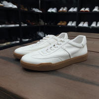 Zapatos hechos a mano con capa superior de cuero vacuno, zapatos blancos pequeños - details 10