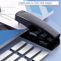 Herramientas de grapado, grapadora que ahorra trabajo, máquina grapadora de papel de Metal portátil, herramientas manuales, grapadoras grises/negras para escritorio - details 1