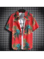 Ropa de playa para hombre, conjunto de 2 piezas, camisa hawaiana y pantalones cortos de secado rápido, ropa de moda para hombre, trajes informales estampados de verano - details 12