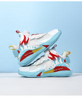 Nuevos zapatos ligeros de baloncesto para niños, zapatos deportivos con hebilla giratoria para niños, zapatillas deportivas transpirables para correr, zapatos de tenis para niños al aire libre - details 24