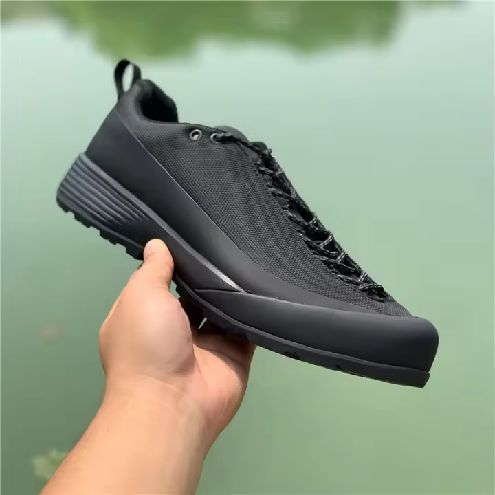 Zapatillas Deportivas para Hombres al Aire Libre Montañismo, Senderismo, Calzado Impermeable, Ligero, Cómodo, Suela Suave, Absorción de Choques - 1