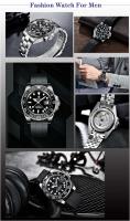 Reloj mecánico automático de acero inoxidable para hombre con bisel de cerámica de oro rosa nuevo diseño PAGANI de lujo Premium GMT cristal de zafiro - details 5