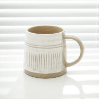 Taza pintada a mano de estilo ins de cerámica nórdica simple, taza de agua personalizada creativa de leche japonesa taza de café de cerámica gruesa - details 7