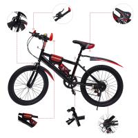Bicicleta de Montaña de Acero de Carbono Ajustable a la Altura Estilo Urbano con Frenos de Caliper, Botella de Agua, Compas Material de Acero al Carbono Deportes y Exteriores - details 16
