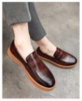 Mocasines zapatos de cuero casuales de verano para hombres zapatos cómodos y transpirables Doudou cubren los pies - details 2