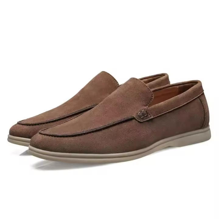 Zapatos de vestir de cuero PU de corte bajo, transpirables, hechos a mano, informales, a la moda, para la vida diaria de los hombres - 1