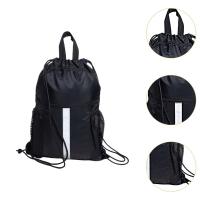 Bolsa de gimnasio deportiva de nailon, mochila ultraligera con cordón de gran capacidad, correas ajustables, mochila portátil multifuncional para senderismo - details 16