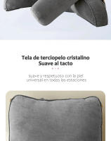 Cojín de respaldo Triangular para sofá, almohada decorativa para cabecera de cama, tumbona, lectura de TV, Lumbar - details 7