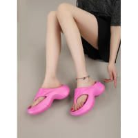 Zapatillas de verano para mujer con suela gruesa y tacón con amortiguación, chanclas antideslizantes para playa y mar - details 3